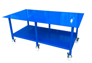 Mobile heavy duty workbenches - loads up to 1500 KG Heavy duty mobile workbenches for loads up to 1000 Kg
