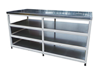 Heavy duty workshop workbenches