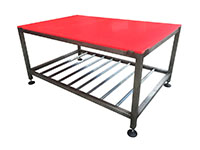Heavy duty stainless steel workbench