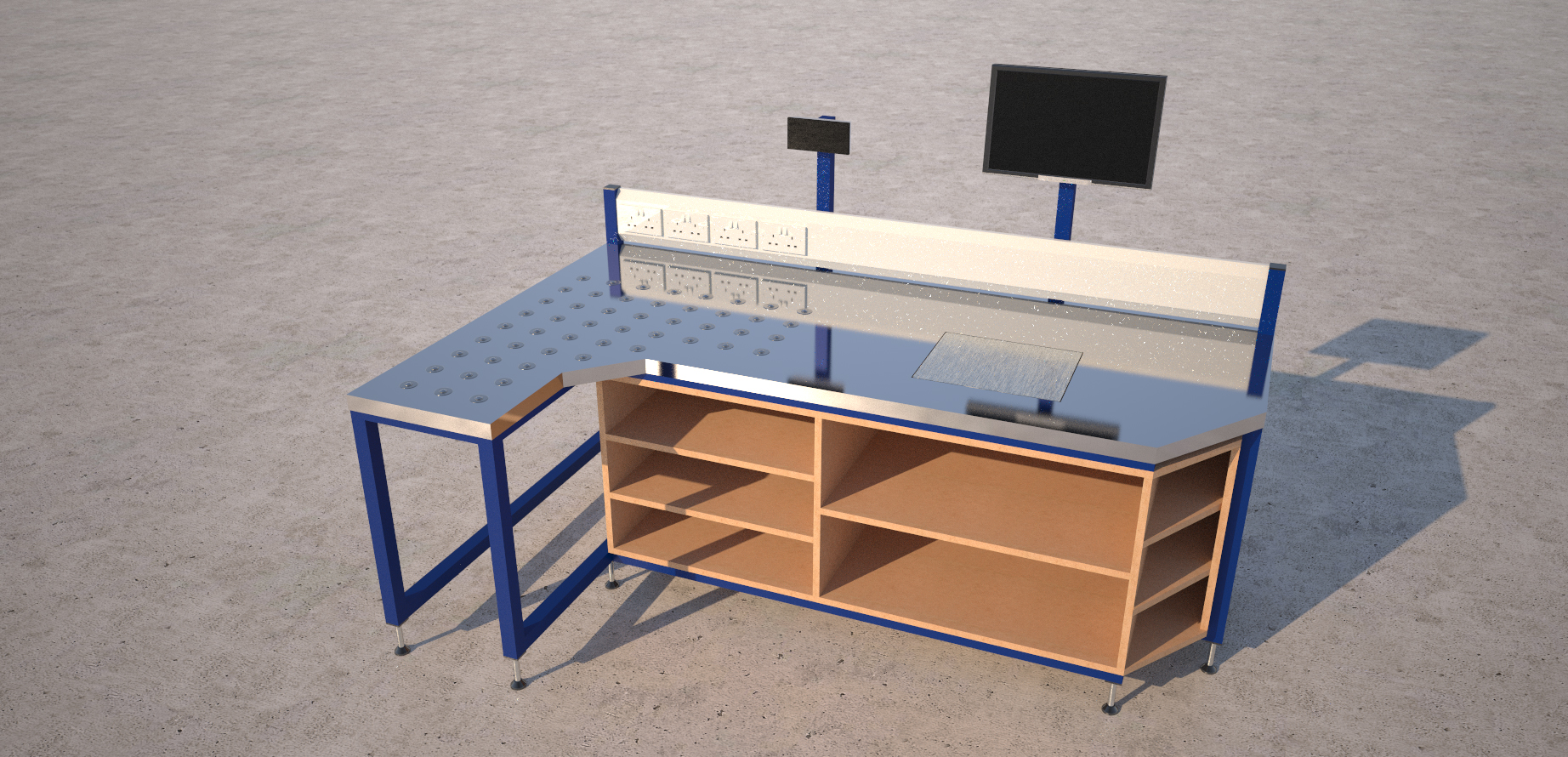 Lean workstations improve productivity Spaceguard