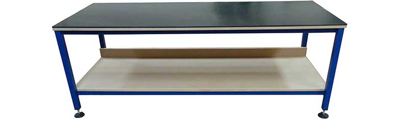 Industrial workbench Industrial workbench with anti static worktop on wood based core