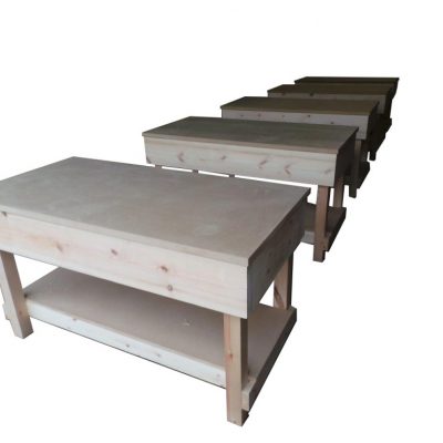 wooden workbenches