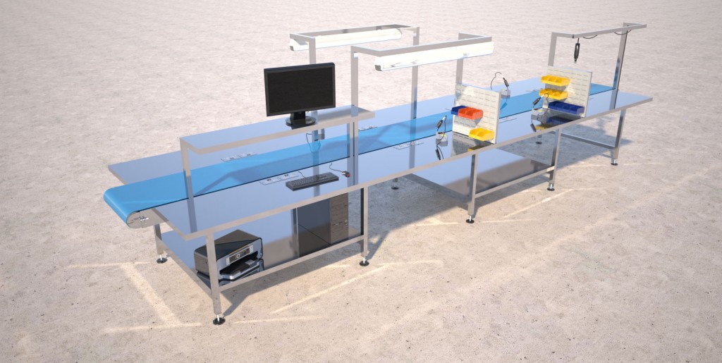 stainless steel workstation