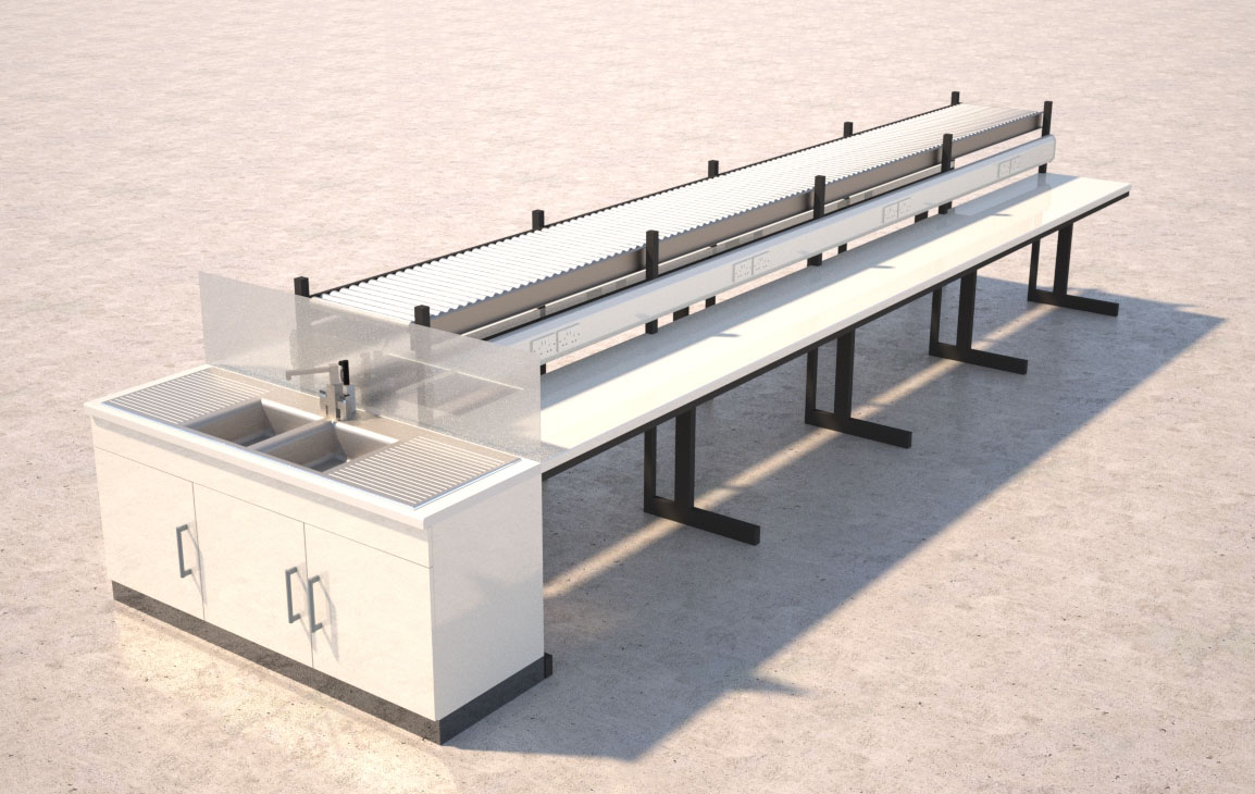 Conveyor workstations Spaceguard