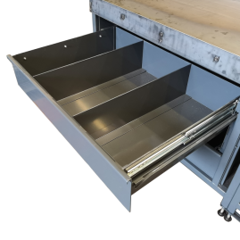metal workbench drawers