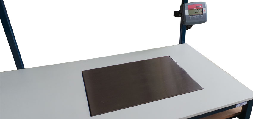 bench mounted weighing scale