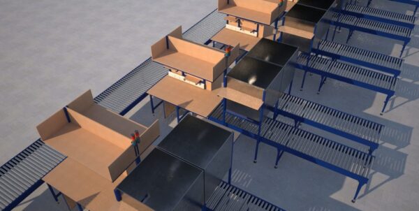 packing layour render