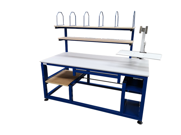 Height adjustable warehouse bench (PT-76) Height adjustable packing stations