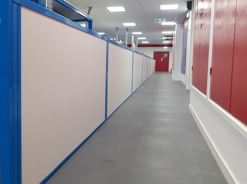 factory walkway barrier