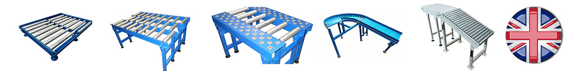 Gravity roller conveyors Gravity roller conveyors