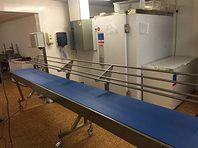 Sandwich production belt conveyor Sandwich production conveyor belt