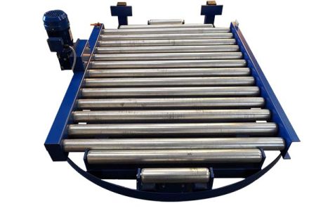 Turntable pallet conveyor