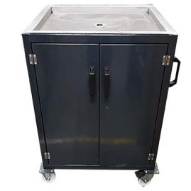 workshop draining trolley