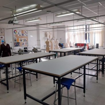 cutting tables in college