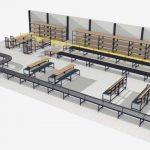 Warehouse layout drawing