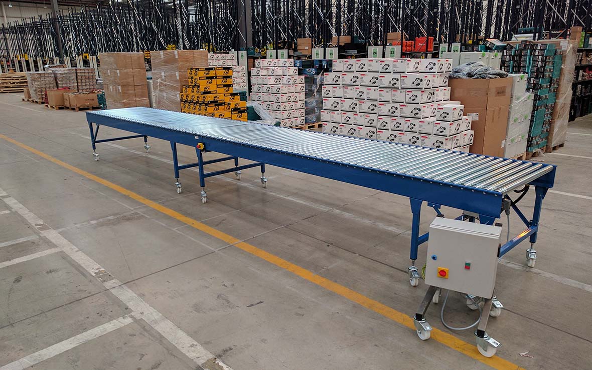 Driven Roller Conveyor Mobile Driven Roller Conveyor