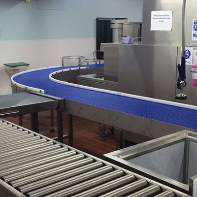 modular conveyor bend