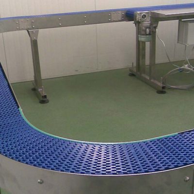 cheese handling modular belt conveyor