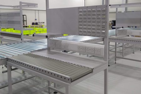 Conveyor workstations