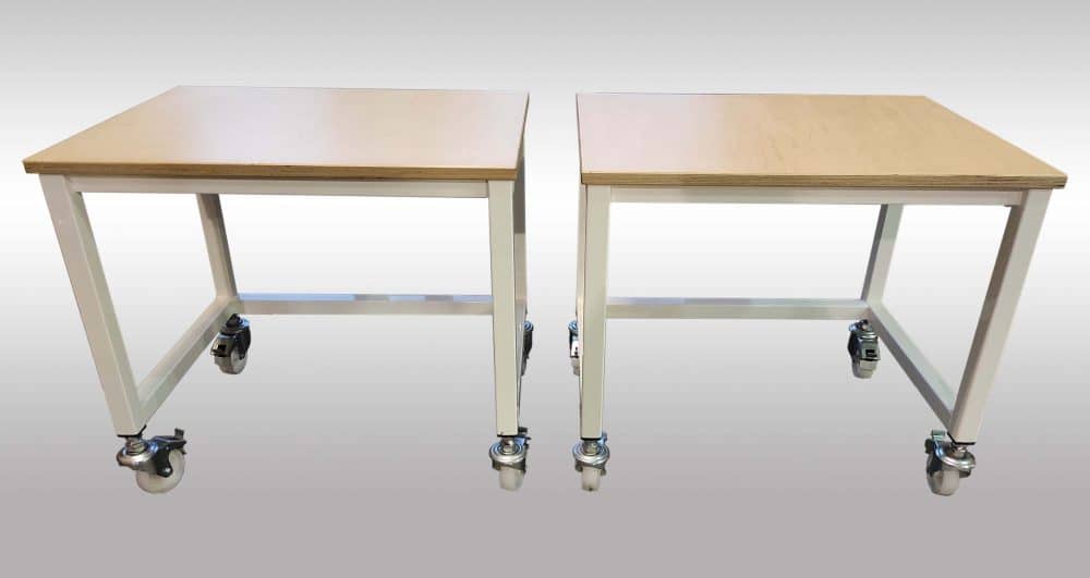 workbenches on castors