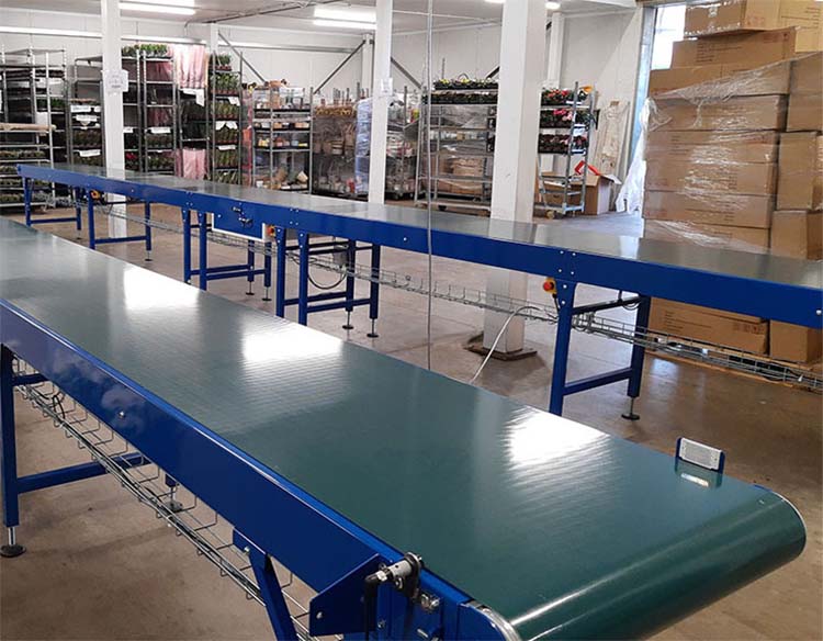 flower packing belt conveyor