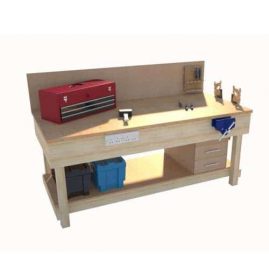 wooden workbench