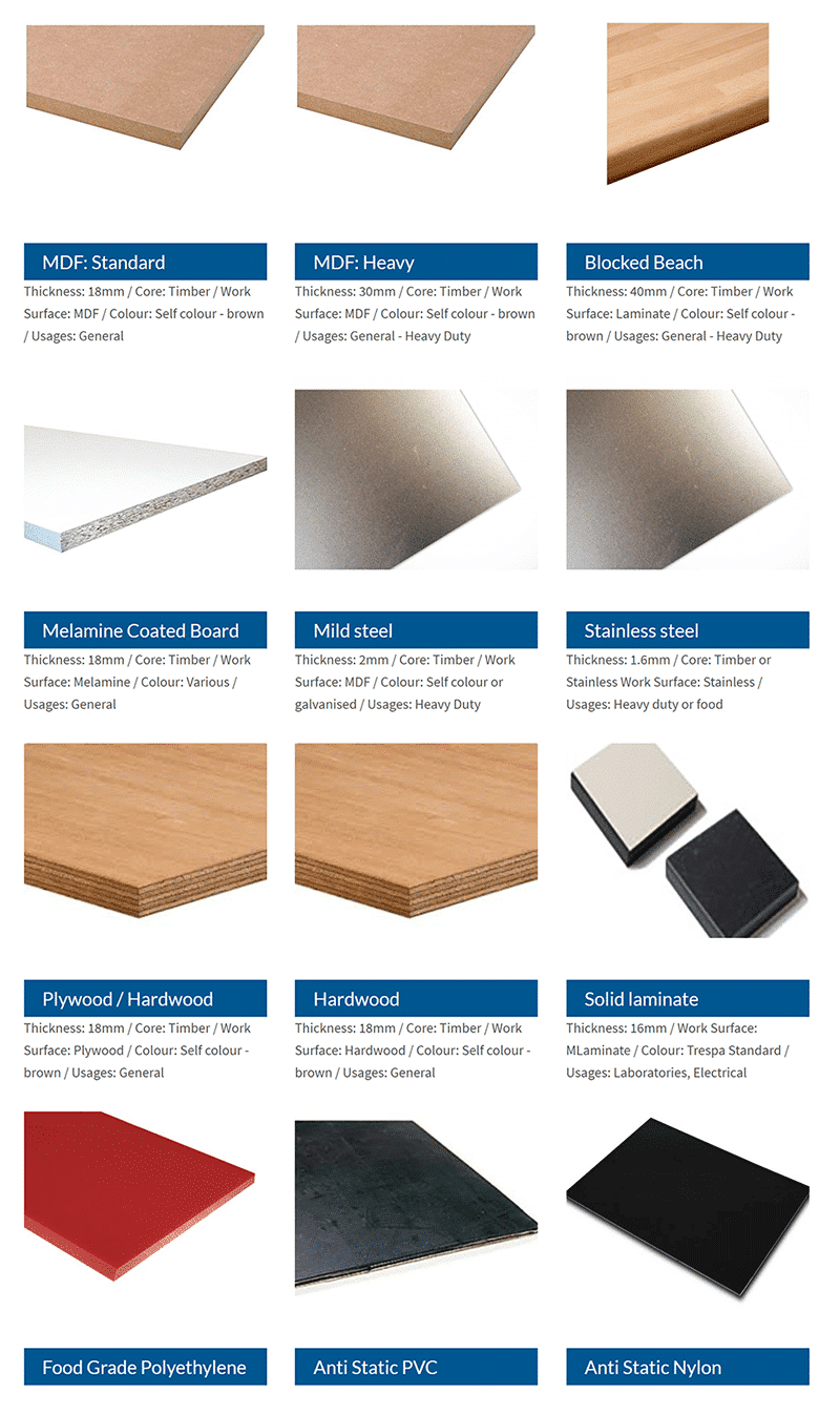 workbench worktops