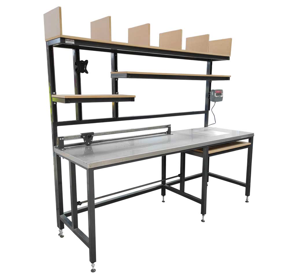 Steel Top Packing Table