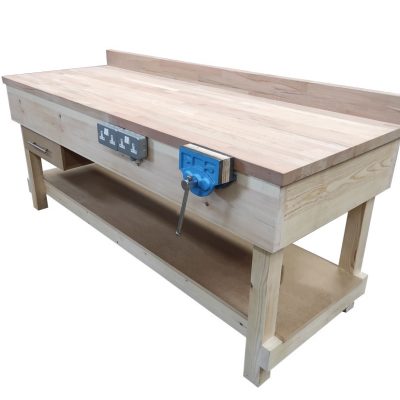 wooden workbench