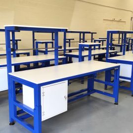 Electrical adjustment benches