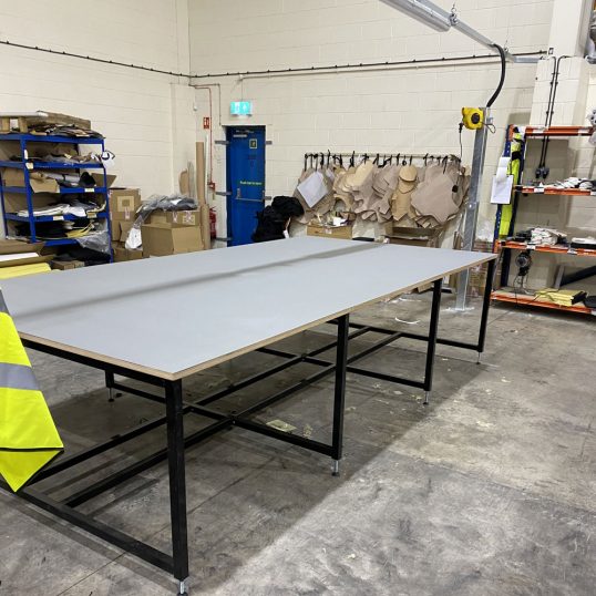 Cutting Table for Fabric, made in UK High Quality by Spaceguard