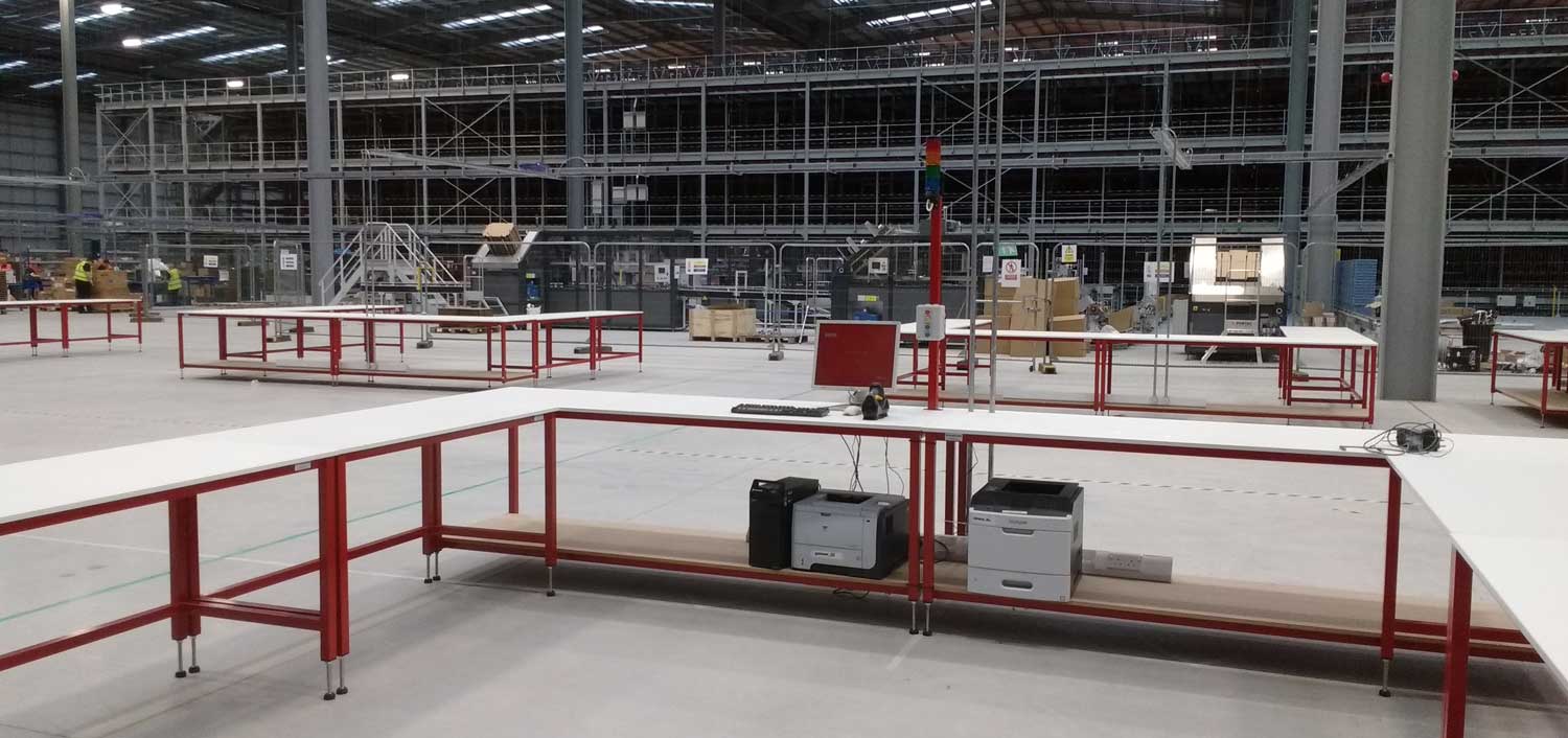 Custom warehouse workstations