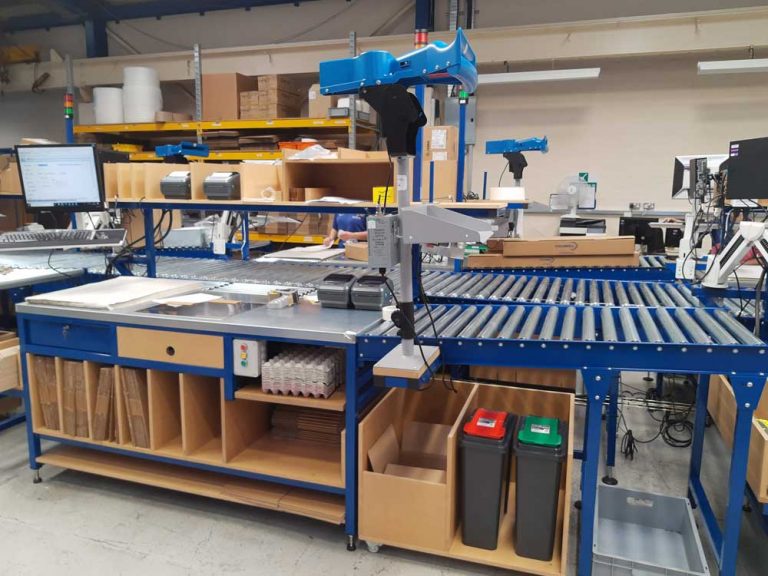 Conveyor process line installed by Spaceguard
