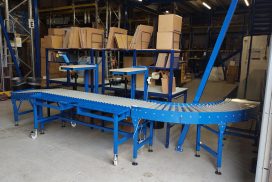 Packing benches & conveyor system for popular snacks producer