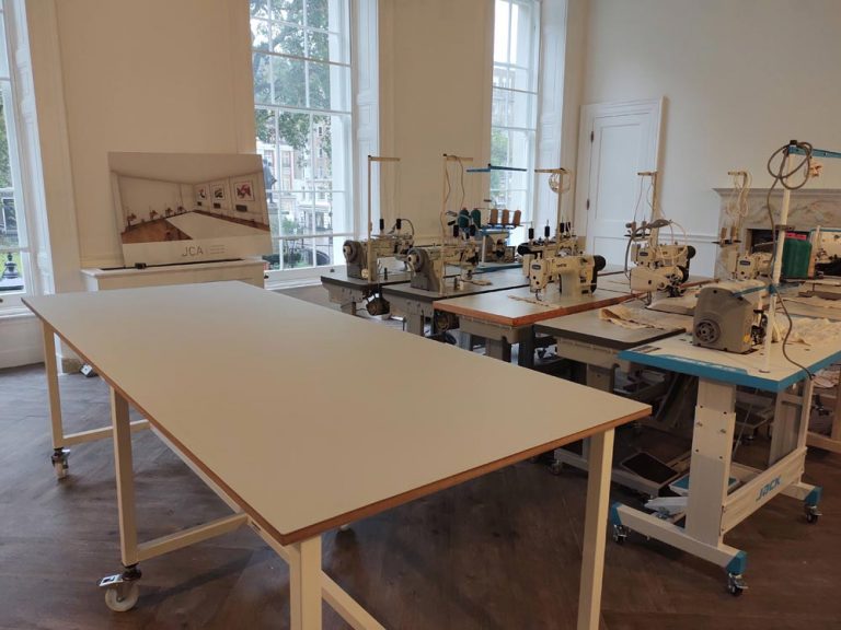 Fashion Classroom Cutting & Sewing Machine Tables