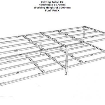 Cutting Table Frame Drawing