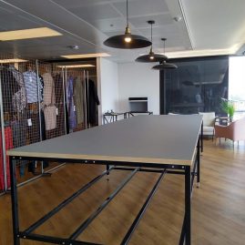 Fabric Cutting Table Installed On Site