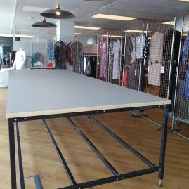 Fabric Cutting Table Installed On Site