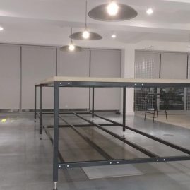 Fabric Cutting Table Installed On Site