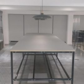 Fabric Cutting Table Installed On Site