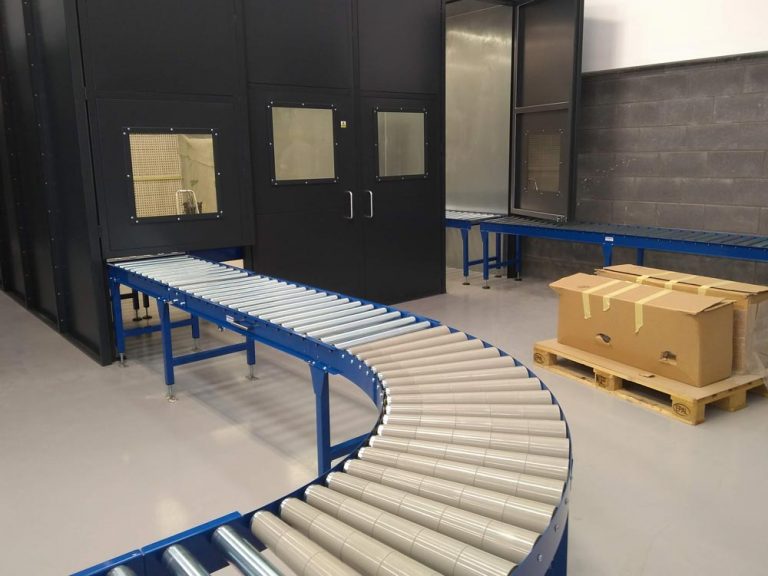 Gravity Roller Conveyors for Woodworking Company