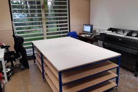 Large format cutting table for UK university