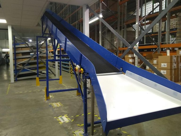 Mezzanine Conveyor System for Contact Lens Retailer