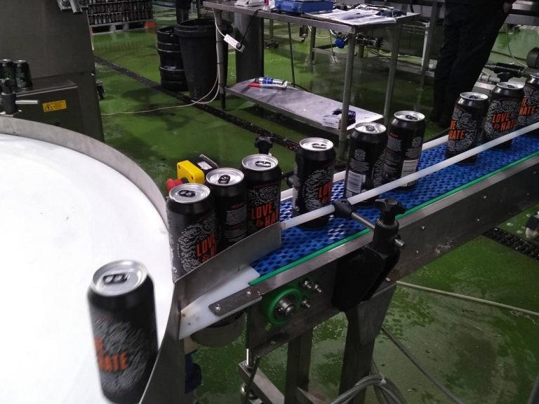 Modular belt conveyor for award winning brewery