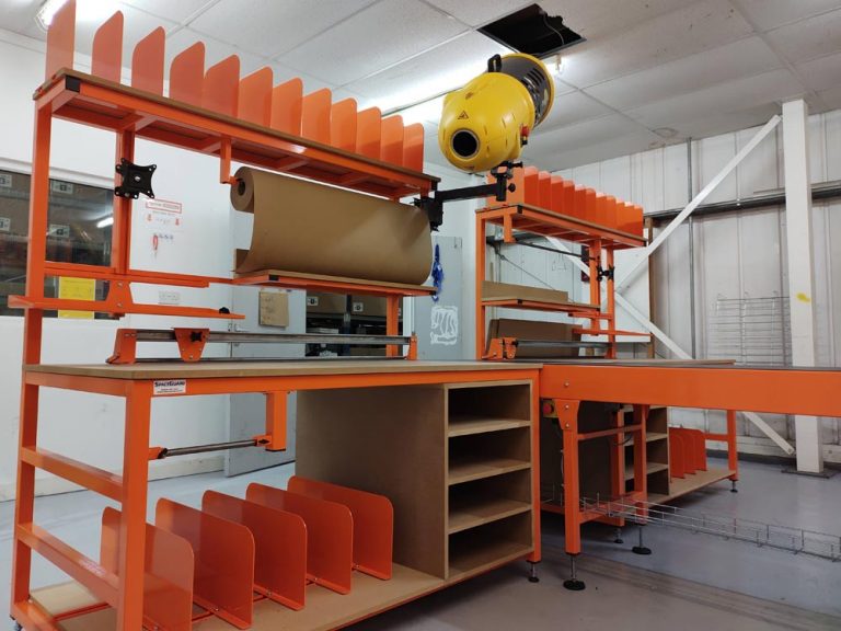 Dispatch Area Packing Benches & Conveyor System