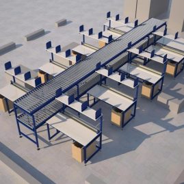Packing Station Layout Render