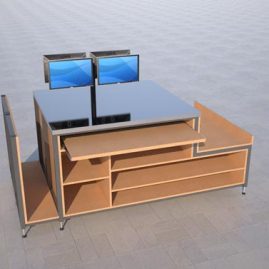 Warehouse Packing Workstation Render