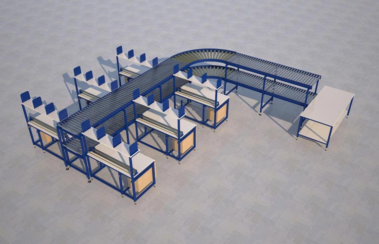Packing Line Layout Render Packing Line Layout Render