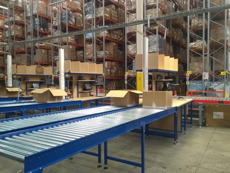 Warehouse Packing Stations for Cycling Equipment Distributor