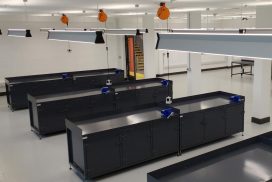 College workshop benches and workstations